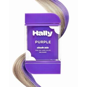 Lot of 3 Hally Shade Stix Purple Temporary Hair Makeup 12ml Washes Out Fast
